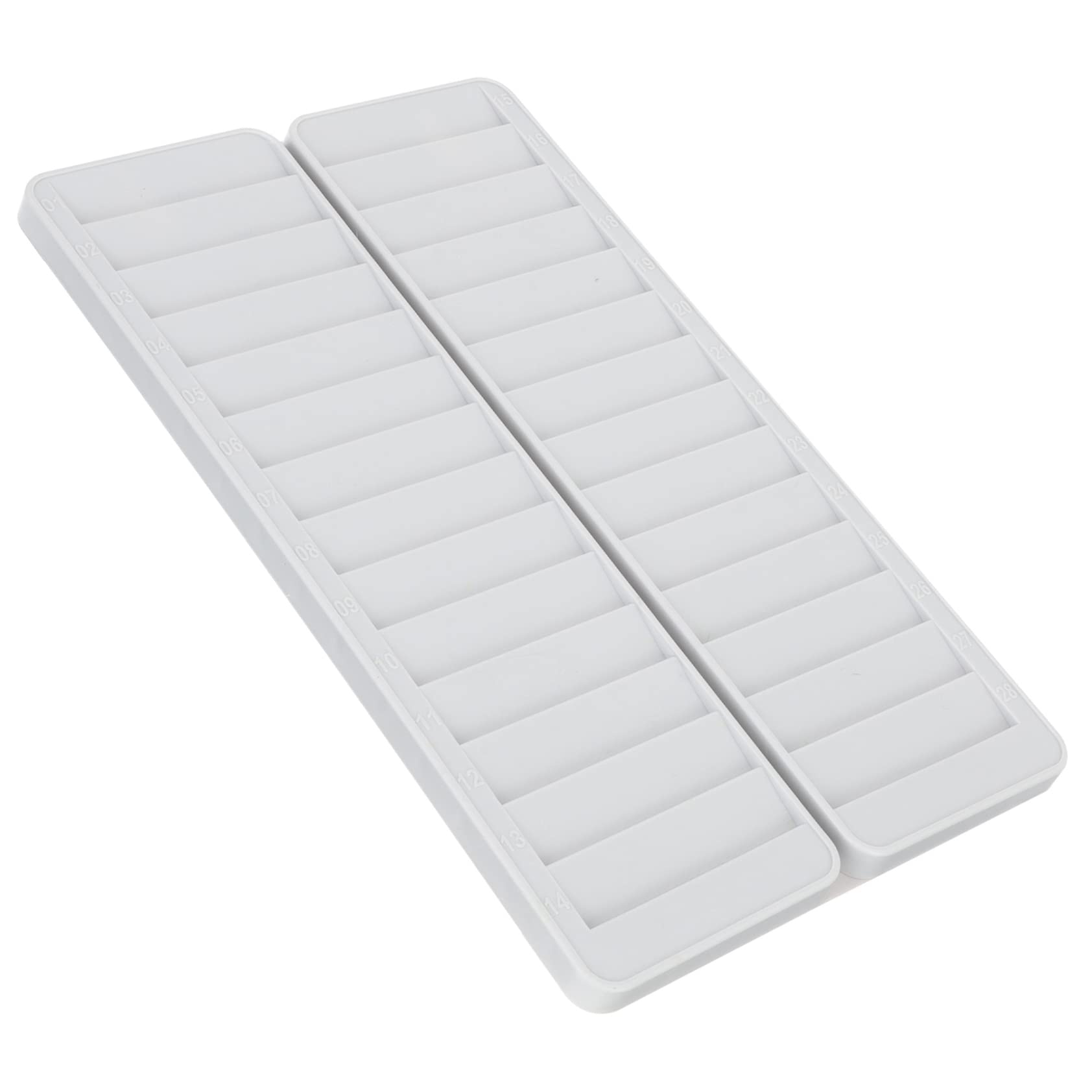 STOBOK 28-Slot Card Holder for Id Membership and Attendance Cards - Wall-Mounted Organizer for Home Office and Warehouse Use