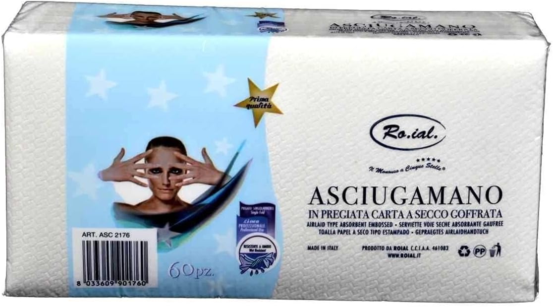 roial 1 Pack of 60 Pieces, White, 1 Unit, 1