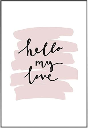 Display08 Poster Decorativo Con Scritta In Lingua Inglese Da Appendere Modello Simple Letters Decorazione Per La Casa Il Soggiorno 21 30cm White Amazon It Casa E Cucina