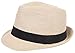 DRY77 Mens Womens Straw Summer Short Brim Fedora Hat Trilby Beach Gangster Hot