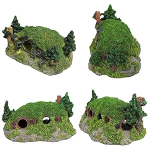 GCSEY Decorazione Acquario Rettilario Hole Casa Shelter Fish Tank Ornament Rockery Paesaggistica GCSEY Decorazione Acquario Rettilario Hole Casa Shelter Fish Tank Ornament Rockery Paesaggistica - immagine 6