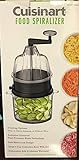 Cuisinart CTG-00-CSPI Food Spiralizer, Black