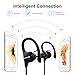 Bluetooth Headphones, Lobkin Wireless Headset Bluetooth V4.1 Stereo In Ear Earbuds Noise Cancelling Headphones Sweatproof Sports Earphones with Mic (Black)