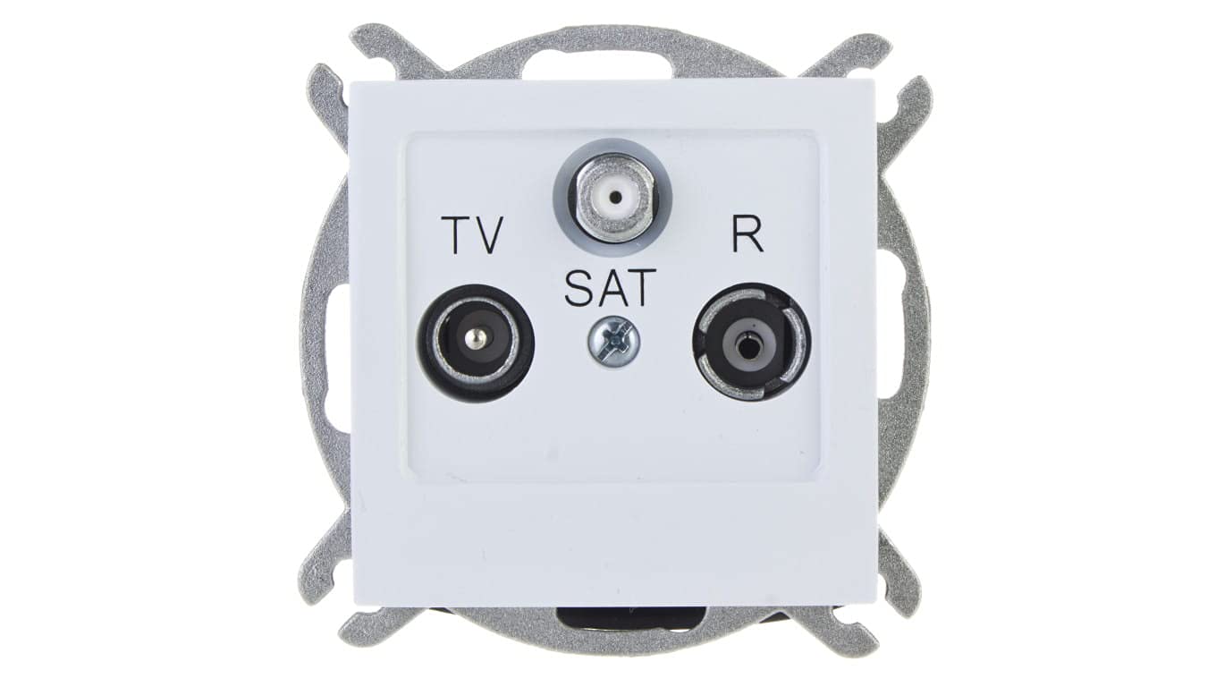 Ospel GPA-GS/m/00 Socket White IP20, 71 mm 34 mm 71 mm 103.5 g