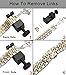 TRUMiRR Galaxy Watch 46mm Watchband, 22mm Quick Release Watch Band Stainless Steel Butterfly Buckle Strap for Samsung Gear S3 Classic Frontier,Gear 2 R380 R381 R382, Moto 360 2 46mm Smart Watch