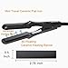 Mini Portable Flat Iron Tourmaline Ceramic Dual Voltage Travel Iron For Worldwide Use LED Indicator LOVANI Hair Straightener (Ceramic Mini)thumb 1