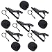Lapel Microphone Clip, PEMOTech 5 Pack 5/16
