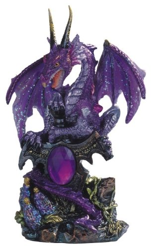 Purple Dragon Standing With Sword