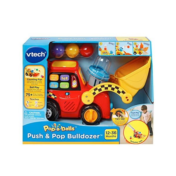 vtech pop a balls bulldozer