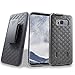 Galaxy S8 Plus Case, Customerfirst Shell & Holster Combo Case Super Slim Shell Case w/Built-in Kickstand + Swivel Belt Clip Holster for Samsung Galaxy S8 Plus