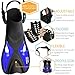 COZIA DESIGN Snorkel Mask - Full Face Snorkel Mask, 180° Panoramic View Scuba Mask, Anti Fog and Anti Leak Snorkeling Gear, Carrying Bag & Earplugs Included