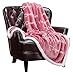 Chanasya Premium Love & Joy Inspiring Gift Throw Blanket - Cozy, Warm and Fluffy Sherpa - Perfect Caring, Uplifting, Thoughtful, Personalized Gift for Blessings, Peace and Prayer (65x50 inches) Pink