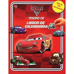 Disney Pixar Cars 2 / Disney Pixar Cars 2: Tesoro de libros de calcomanías / Sticker Book Treasury (Spanish Edition)