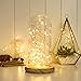LE Fairy Light with Timer, Battery Operated, 20 ft 60 Micro Starry LED, Warm White, Decorative Cooper String Light for Indoor Outdoor Wedding, Party, Bedroom, Room Decor and More, Pack of 3