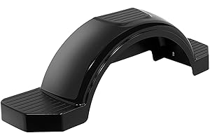 Fulton 008583 Plastic Trailer Fender for 13-Inch Tire Size, Black