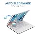 iPad Pro 12.9 inch Keyboard with 7-Colors Backlight, Raydem Ultra Slim Wireless Bluetooth Keyboard Folio 130 Degree Multi-Angle with Auto Wake/Sleep for Apple iPad Pro 12.9 inch(All Versions) White