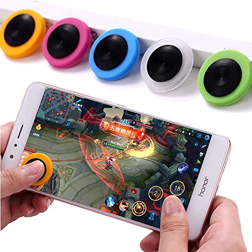 EVA9INE6IX Mobile Phone Game Controller Small Mini Joystick Black for Android iPhone 7 iPad Samsung Tablet Touch Screen Gamepad