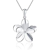 LGSY Flower Bail Pendants for Pearl Jewelry Making Sterling Silver, Design Pendant Fitting for Fashion Jewlery
