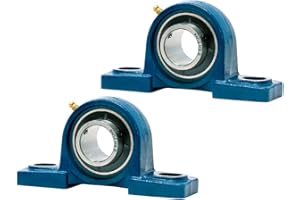 MAPLE ACE UCP201-8 Pillow Block Bearing 1/2" Bore 2-Bolt Solid (2Pcs)