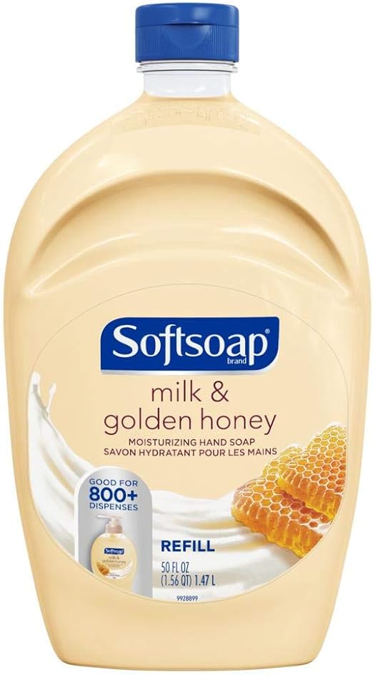 Softsoap Liquid Hand Soap Refill, Milk and Golden Honey, 1.47 L Amazon