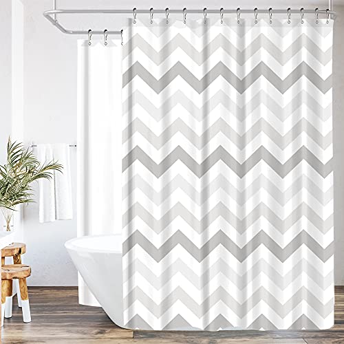 Riyidecor Clawfoot Tub Shower Curtain Panel 180x70 Inch All Wrap Around