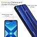 OUBA Huawei Honor 8X Case, [Shock Absorbing] Air Hybrid Slim fit Armor Shockproof Drop Protection Crystal [Clear] Back Protective Case + TPU Bumper Cover for Huawei Honor 8X - Black