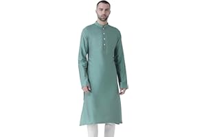 KISAH Mens Kurta - Traditional Indian Ethnic Wear for Men - Ideal for Weddings, Festivals & Celebrations