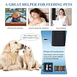 Cat Feeder, HoneyGuaridan 6.5L Automatic Pet Feeder