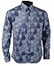 Mens Hexagon Shirt Knight Joker Shirt Cosplay Costume (M, Blue)