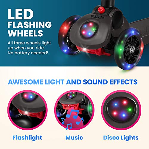 3 Scooter+Kids+Folding+Seat+Adjustable