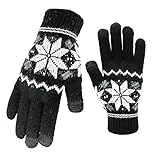 Touch Screen Gloves Dark-Black XL