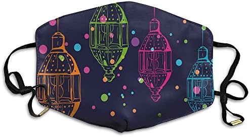 Too Suffering Various Colors With Dots Arabian Motifs Decorative Unisex Allergy Flu Masks Face Masks Breathable Health Masks Anti-Dust Mask