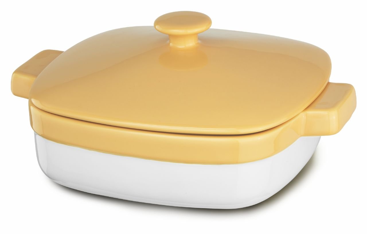 KitchenAid KBLR28CRBF Streamline Ceramic 2.8-Quart Casserole Bakeware - Buttercup