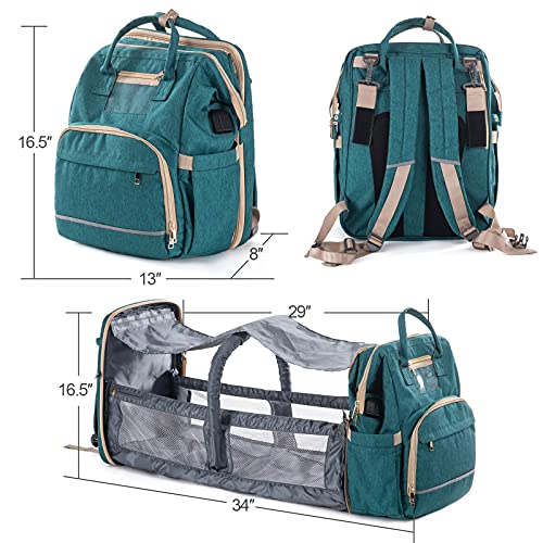 Diaper Bag Backpack with Changing Pads,Wiifo Multifunction Travel Back