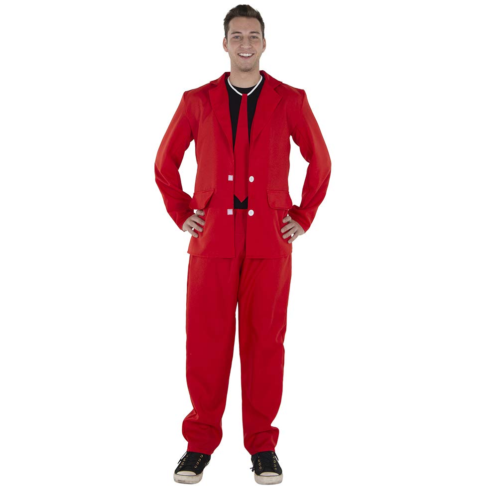 Dress Up America 3 Piece Party Suit for Adults - Beautiful Suit for Party Play Available in Red and Neon Lemon Green