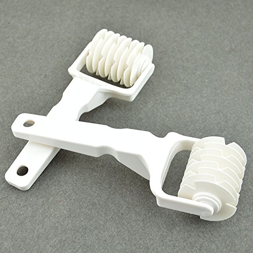 Xiaolanwelc@ Small Size Plastic Baking Tool Cookie Pie Pizza Pastry Lattice Roller Cutter Craft kitchen accessories