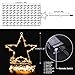 MAOYUE Outdoor Christmas Decorations Waterproof 335 LED Star Lights 8 Lighting Modes Christmas Lights Outdoor Decoration Lights for Yard, Christmas, New Year, Wedding, Party (Warm White)