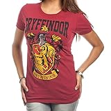 Harry Potter Gryffindor Juniors Red T-shirt (X-Large)