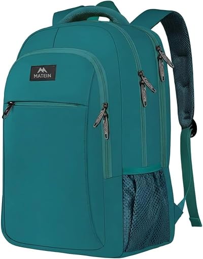 MATEIN Travel Laptop Backpack 15.6 Inch Anti Theft Water Resistant Peacock Blue