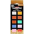 Mont Marte Polymer Clay Set Metallic – 10 Pieces – 100g – Soft, Even Texture – Easy to Shape – Clay for Pottery, Modelling and Handicraft