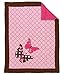 Butterflies pink/chocolate 10 pc Crib Set