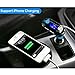 5in1 Wireless Bluetooth Car Music Player FM Transmitter Dual USB Car Charger Support SD/TF Card Music Control Hands-Free Calling for iPhone Samsung Galaxy HTC, LG ,Sony Tablets Mp3 Mp4 Player (Red)