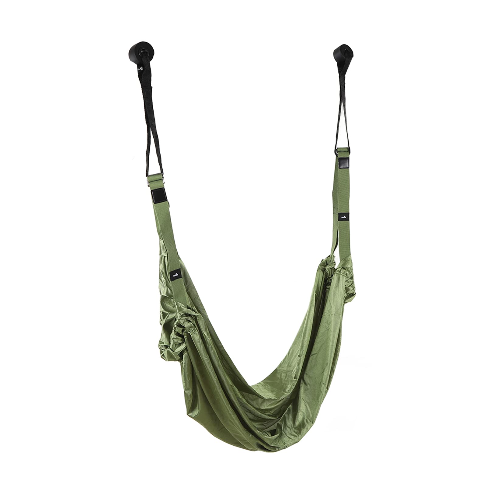 Asixxsix Aerial Yoga Hammock, Length Adjustable Leg Stretcher Strap with Door Anchor Flexibility Trainer Stretching Equipment Assist Stretch Strap Yoga Stretching Strap for REHAB Pilates