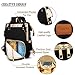 Baby Diaper Bag Backpack - Large Diaper Backpack for Mom Dad with Stroller Straps, Multi-Function, Waterproof, Stylish and Durable Travel Diaper Bags for Girls and Boys (Black)