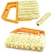 2PCS Blind Cleaner , Air Conditioner Mini Brush , Window Contacts Blade Cleaning Vertical Duster With 7 Slat Handheld Household Tool , Washable Dust Venetian Shutters For Housework , Office Yellow