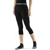FALKE Women's Wool Tech. Light 3/4 Base Layer Bottom, 1 Pair