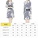 Simier Fariry Women's Long Sleeve Printed Floral Slim Swing Wrap Dress With Belt