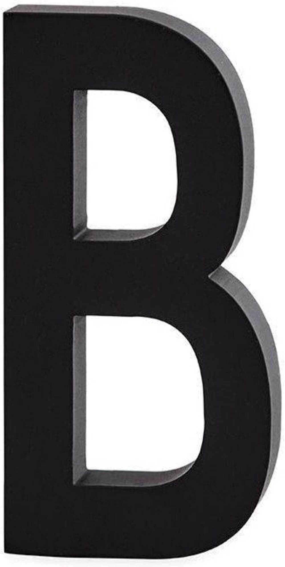 Design Letters Floating House Letters (A-Z) | Aluminium House Numbers | Modern Door Numbers Black | 50mm House Signs Designed in Denmark | Alphabet for Street, Home, Address, Front Door, Apartment
