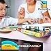 Acrylic Paint Set/Craft Paint - Acrylic Paint Kit - No Drying Out, Non Toxic Wood Paint - 24 Vivid Colors Canvas Set - Acrylic Paint Palette for Beginners, Kids and Adults (12ML Easy Squeeze Tubes)