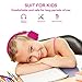 Wired Kids Headphones with Microphone and share port, Foldable Lightweight Adjustable Stereo Headset for Cellphones Smartphones iPhone iPod Laptop Computer and More by Termich (Pink)